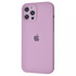 Silicone Case Full Camera Protective #7 Lilac Pride для iPhone (квадратный борт)