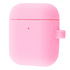 Silicone Case Slim with Carbine для AirPods 1/2 Pink