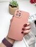 Silicone Case Full Pro Camera #4 Sand Pink для iPhone