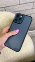 Luxury Transparent Metal Lens Protection Case Black для iPhone