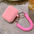 Silicone case with Spring Fexible для AirPods Pro 2 Sand Pink